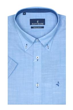 Фото рубашки Прямой силуэт Рубашка NAVIGARE, цвет голубой
