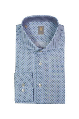 Фото рубашки Полуприлегающий силуэт Рубашка JACQUES BRITT, цвет голубой