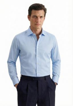 Фото рубашки Shaped Fit Рубашка SEIDENSTICKER, цвет голубой
