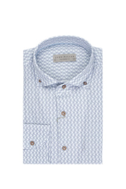 Фото рубашки Tailored fit Рубашка JOHN MILLER, цвет голубой