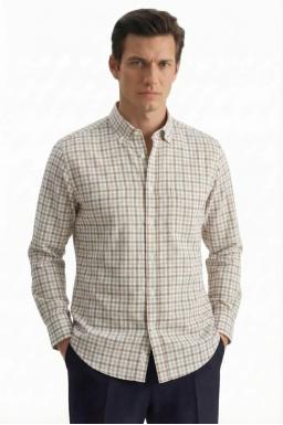 Фото рубашки Прямой силуэт Рубашка SEIDENSTICKER, цвет бежевый