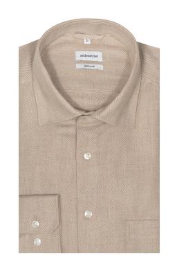 Фото рубашки Прямой силуэт Рубашка SEIDENSTICKER, цвет бежевый