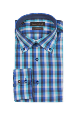 Фото рубашки Custom Fit Рубашка JACQUES BRITT, цвет синий