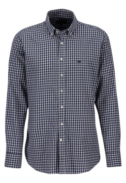 Фото рубашки Приталенный силуэт Рубашка FYNCH HATTON, цвет синий