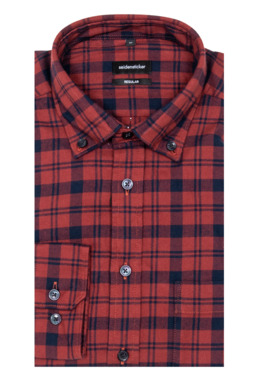 Фото рубашки Прямой силуэт Рубашка SEIDENSTICKER, цвет оранжевый