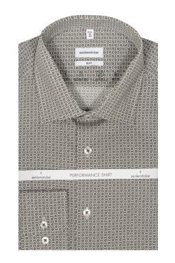 Фото рубашки Полуприлегающий силуэт Рубашка SEIDENSTICKER, цвет серый