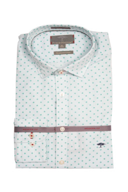 Фото рубашки Приталенный силуэт Рубашка FYNCH HATTON, цвет белый